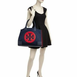 Tory Burch Nylon Ella Colorblock Tote